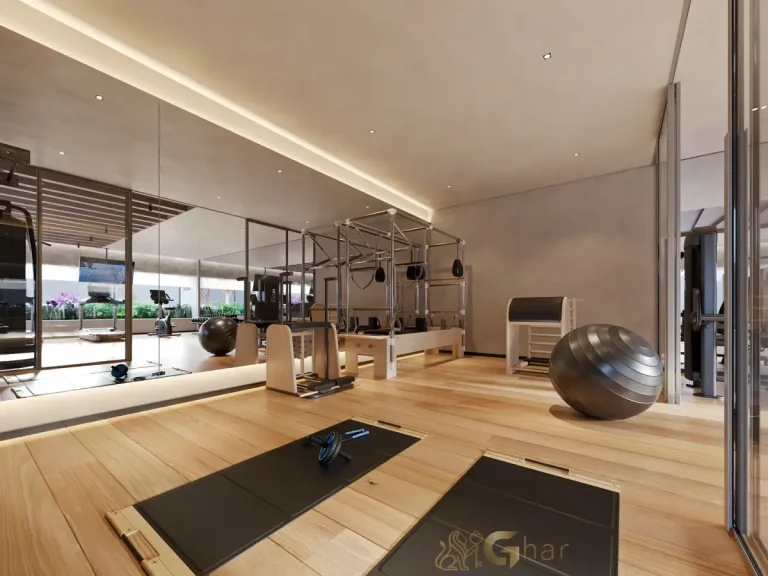 Academia fitness equipada no Brisea Moema