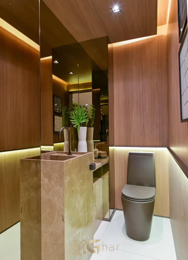 Lavabo decorado no Brisea Moema