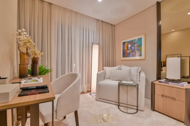 Quarto decorado no Brisea Moema