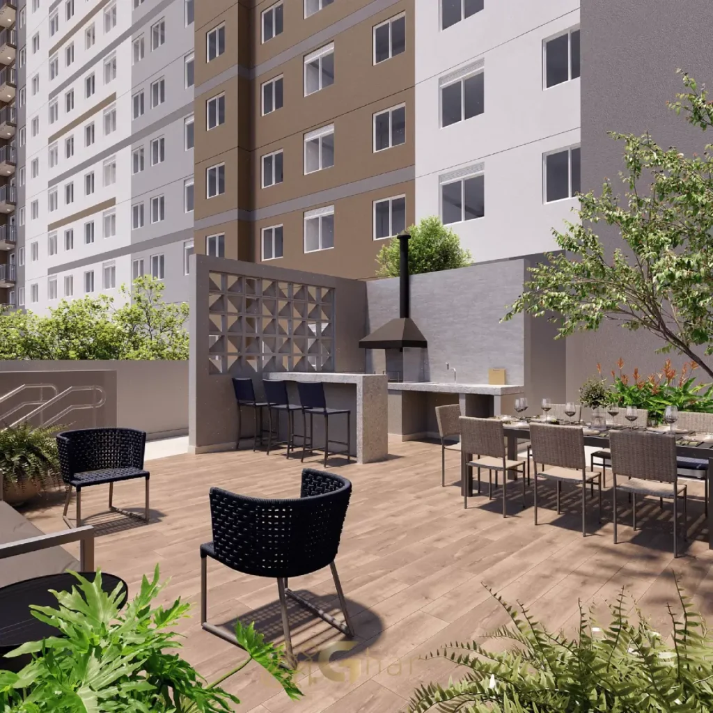 Churrasqueira moderna no Brit Parada Inglesa