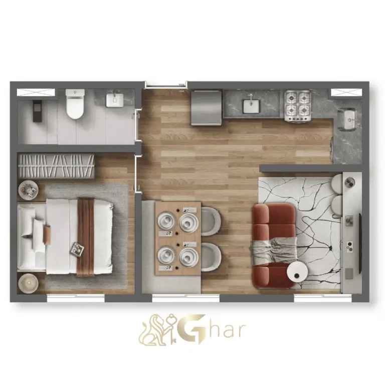 Projeto apartamento 1 dormitório Brit Parada Inglesa