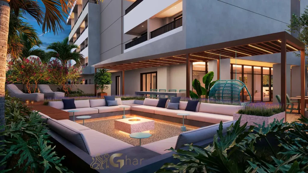 Praça lounge no BRK by Helbor Brooklin São Paulo