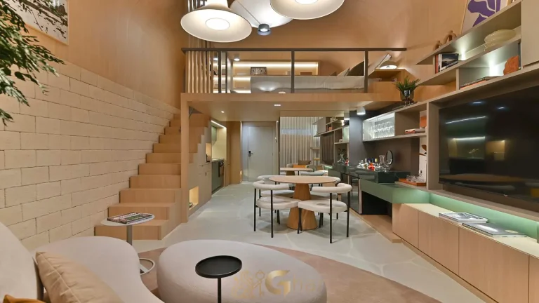 Apartamento studio decorado 41m² BRK by Helbor Brooklin