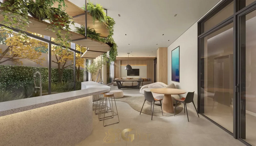 Salão de festas no Brooklin Studios by Lindenberg em São Paulo