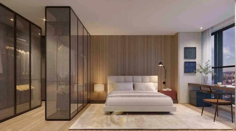 Suíte decorada no CAPITOLO by Piero Lissoni Chácara Klabin