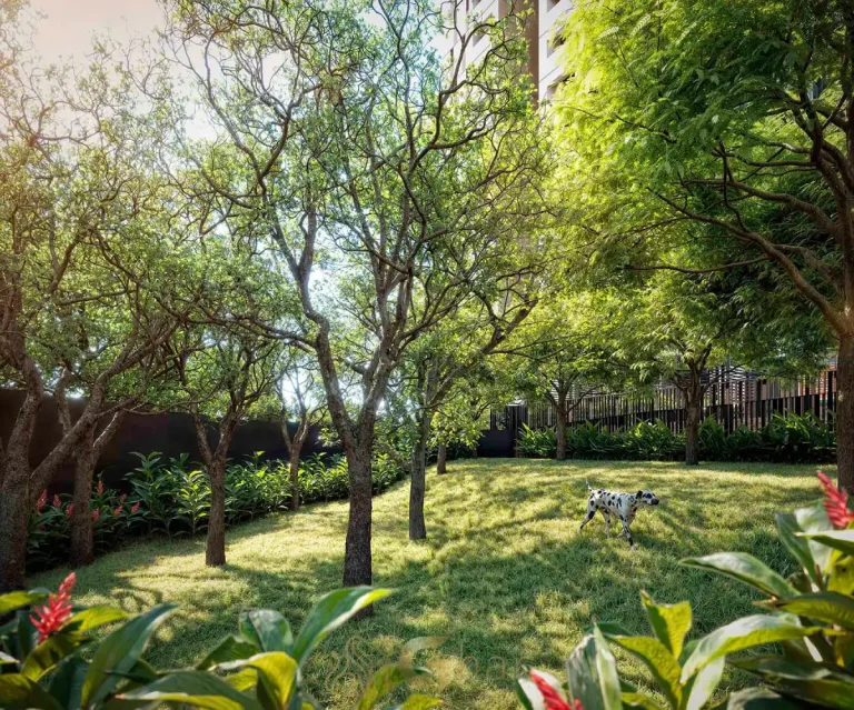 Bosque privativo no condomínio CAPITOLO by Piero Lissoni Chácara Klabin