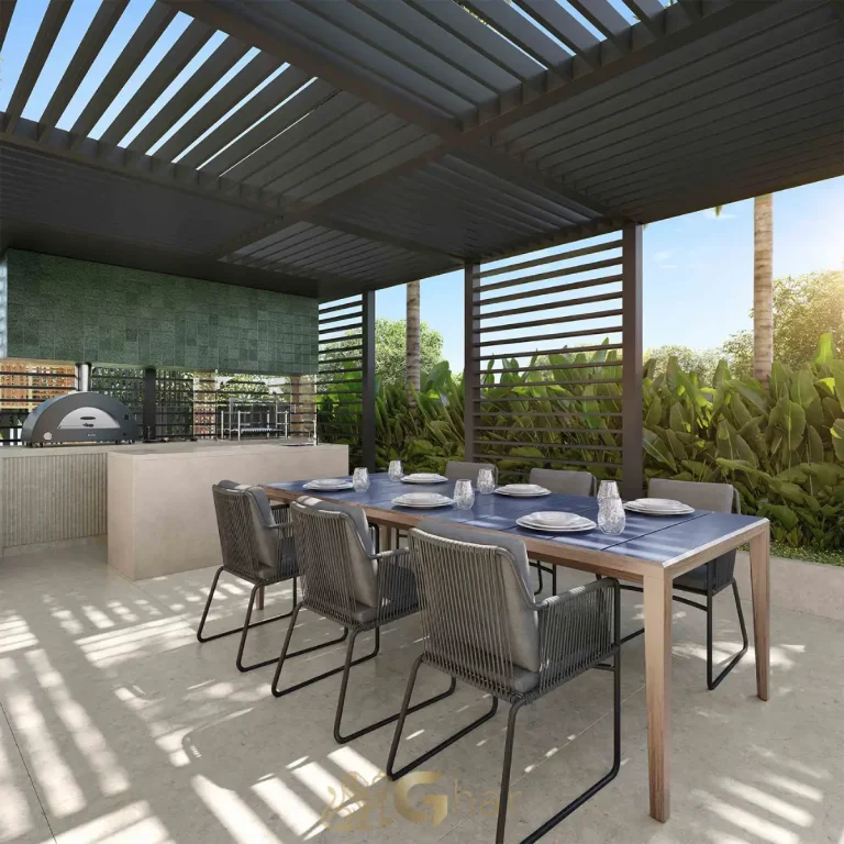 Churrasqueira no condomínio CAPITOLO by Piero Lissoni Chácara Klabin