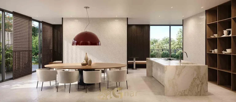 Espaço gourmet no CAPITOLO by Piero Lissoni Chácara Klabin