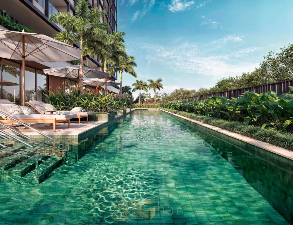 Piscina ao ar livre no CAPITOLO by Piero Lissoni Chácara Klabin