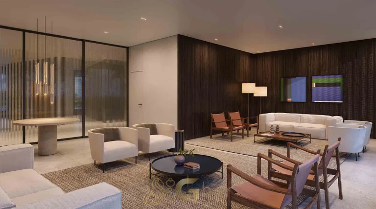 Salão de festas do CAPITOLO by Piero Lissoni Chácara Klabin