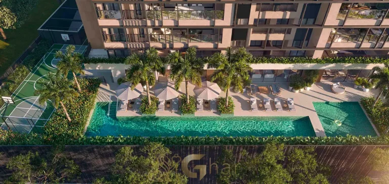 Área de lazer do CAPITOLO by Piero Lissoni na Chácara Klabin em São Paulo