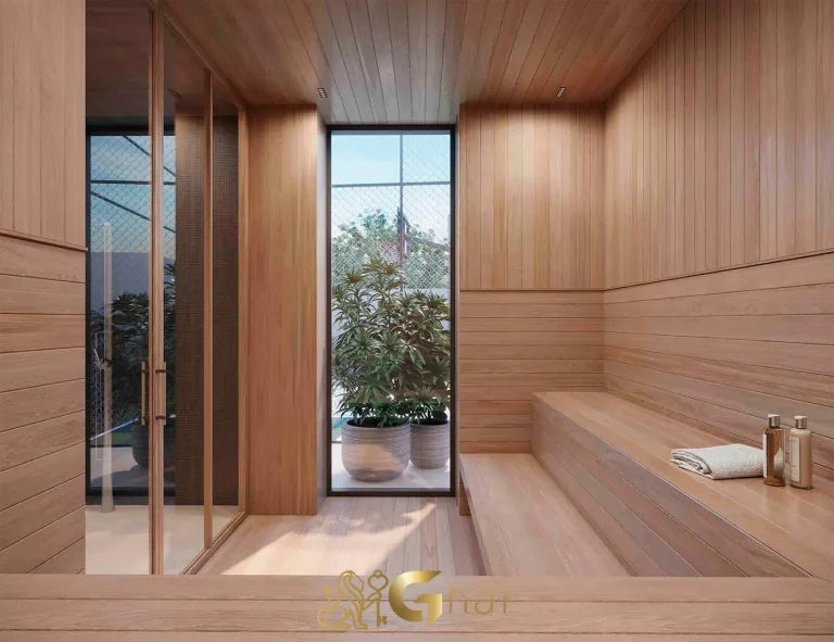 Sauna do condomínio CAPITOLO by Piero Lissoni Chácara Klabin