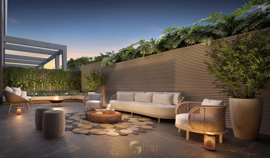 Lounge externo festas Casa Piauí Higienópolis