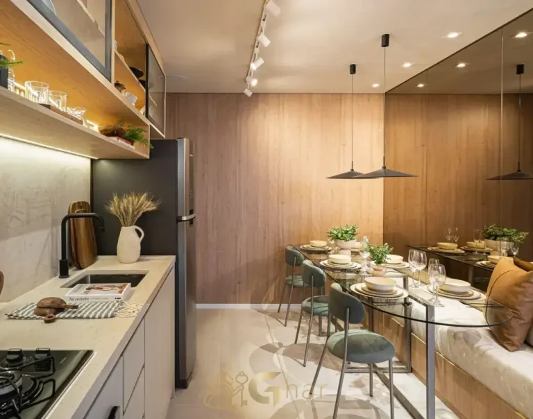 Cozinha decorada apartamento Cult Vila Mariana