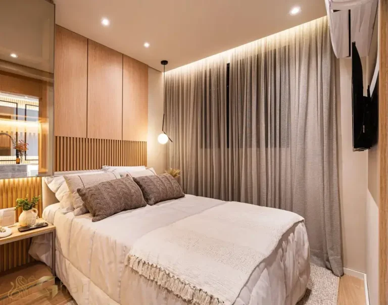 Quarto decorado apartamento Cult Vila Mariana São Paulo