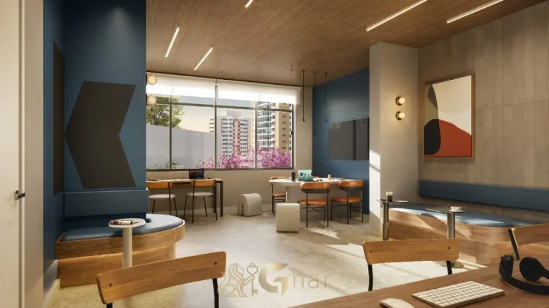 Espaço coworking Cult Vila Mariana home office moderno