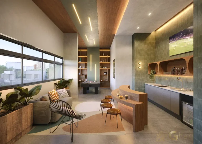 Sports Bar do Cult Vila Mariana condomínio de alto padrão