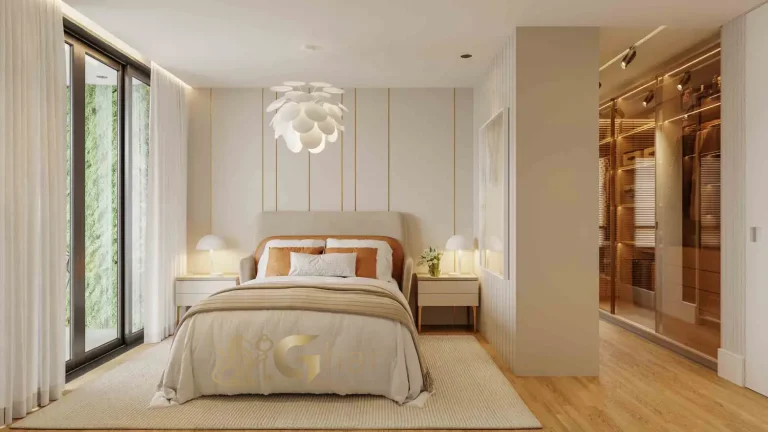 Suíte master decorada apartamento Design Julia Santana