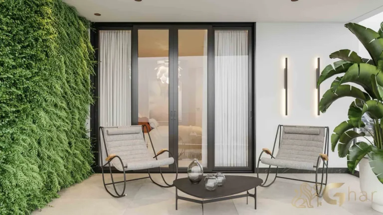 Terraço integrado suíte master Design Julia Santana