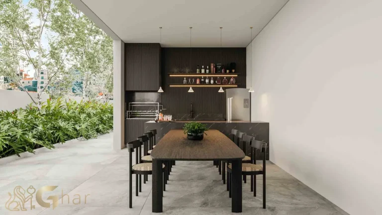 Churrasqueira e forno de pizza Design Julia Santana