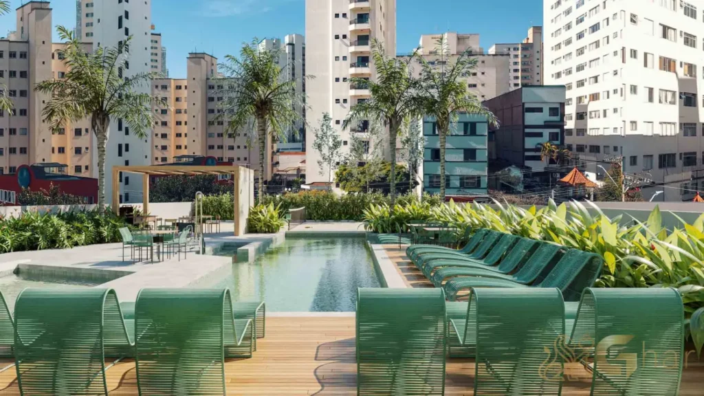 Piscina externa do Design Julia Santana