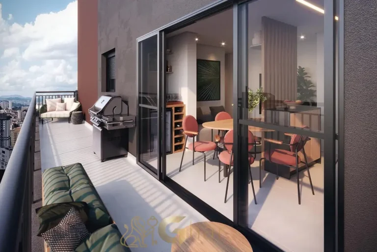 Apartamento garden com varanda de 55 m² no Full Jardim São Paulo