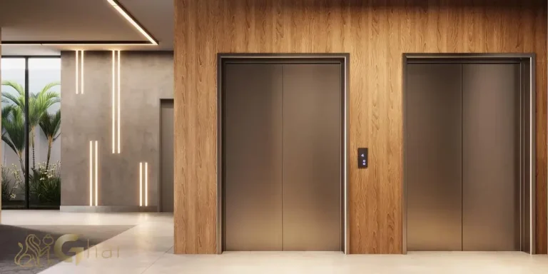 Lobby de entrada no Full Jardim São Paulo com design imponente