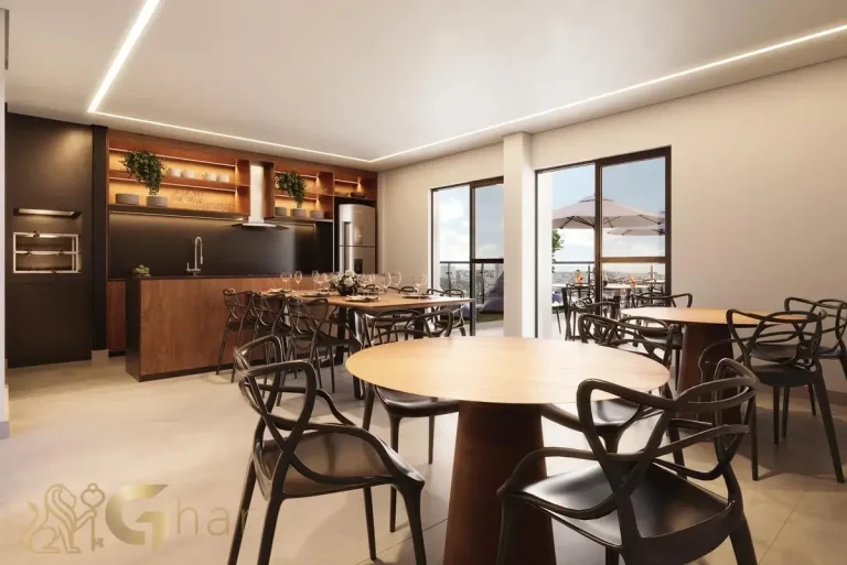 Salão de festas gourmet no Full Jardim São Paulo