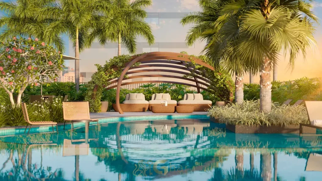 Piscina Garden Design Private Park Residence Lapa São Paulo