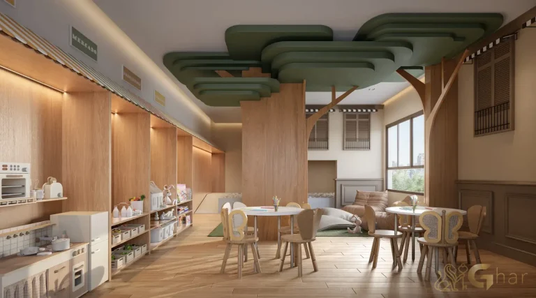 Brinquedoteca do condomínio Haus Mitre Edition Moema em São Paulo