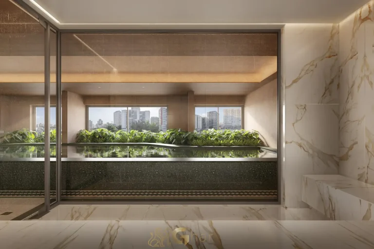 Sauna seca do condomínio Haus Mitre Edition Moema em São Paulo