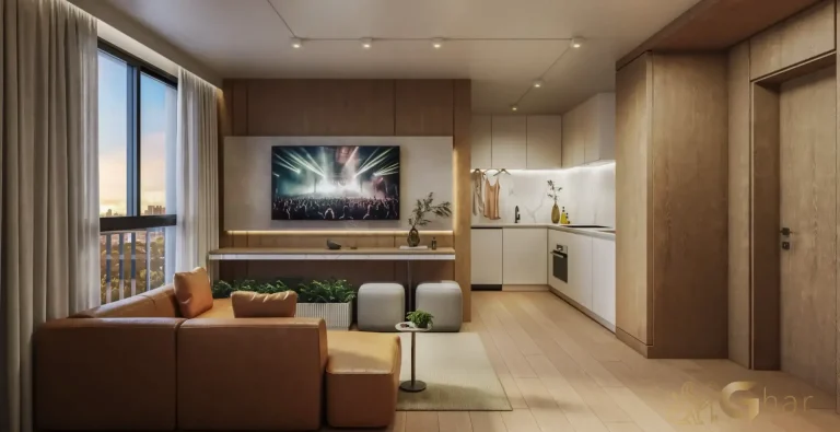 Apartamento decorado 2 dormitórios 38 m² no condomínio Häuser Home Design Moema