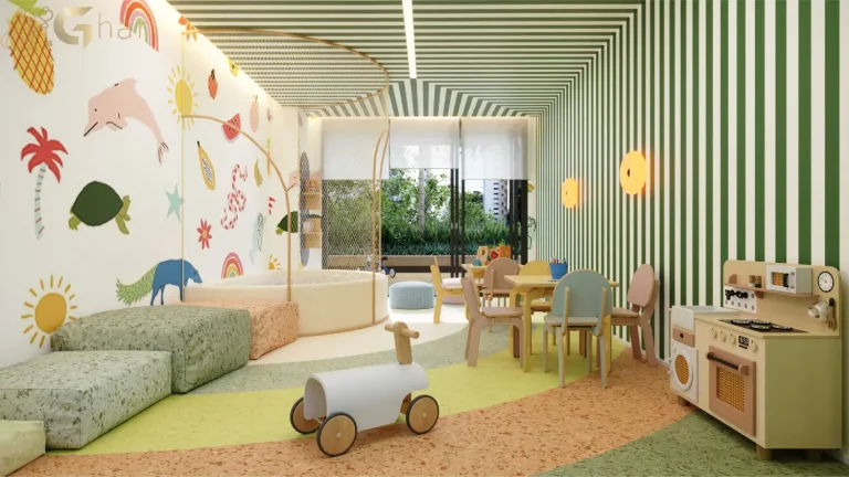 Brinquedoteca Helbor Collage Bela Vista studios e apartamentos