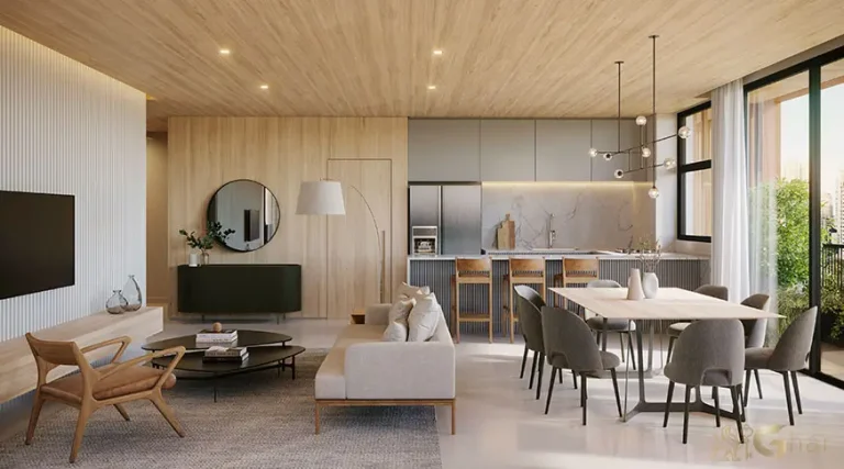 Apartamento decorado de 1 dormitório no Stay Moema by Helbor