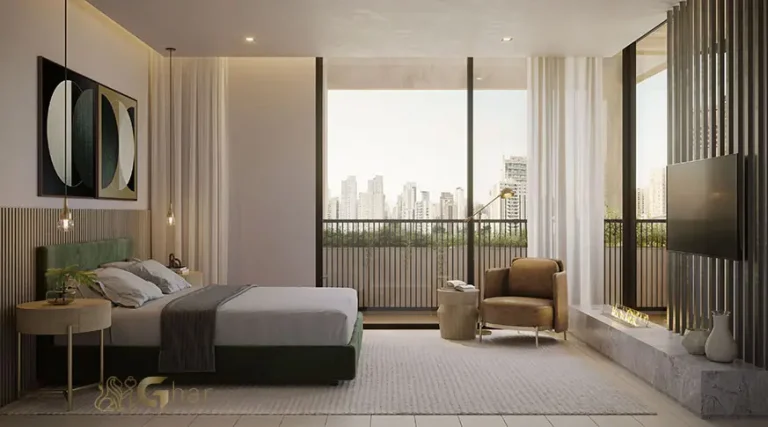 Planta do studio de 25 a 27 m² no Stay Moema by Helbor