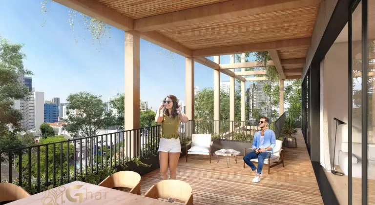 Fachada imponente do Helio 454 Vila Nova Conceição em São Paulo