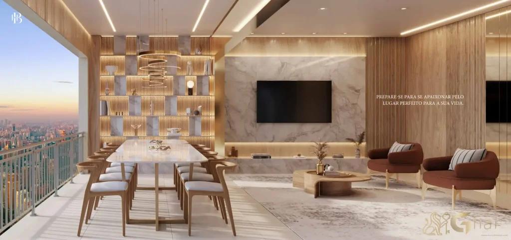 Apartamento decorado terraço Home Boutique By Living Campo Belo São Paulo