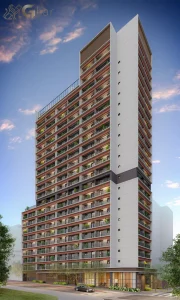 Fachada principal Joá Pinheiros condomínio de studios e apartamentos