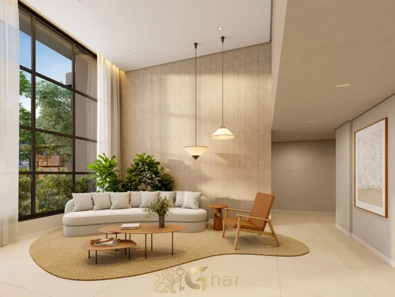 Hall de entrada sofisticado Joá Pinheiros