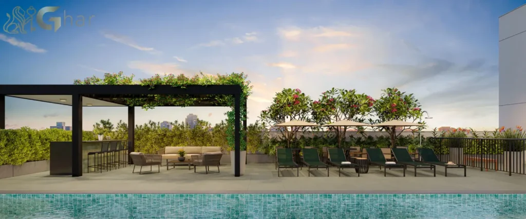 Solarium Joá Pinheiros área de lazer no rooftop