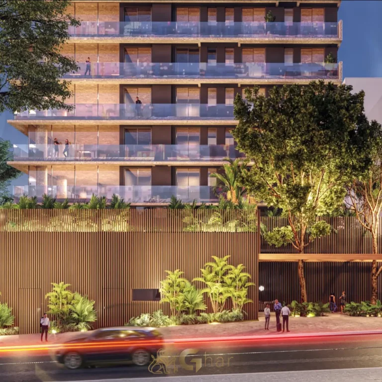 Fachada do condomínio Kalea Jardins em São Paulo