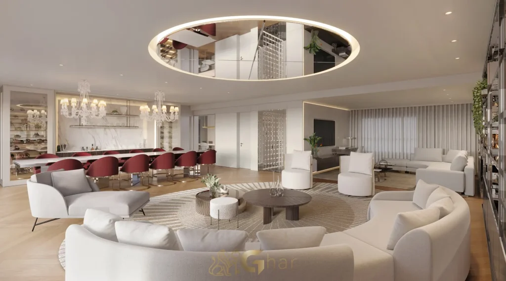 Apartamento decorado living Le Six Residences Vila Mariana São Paulo