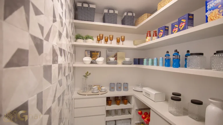 Despensa decorada Legacy Guedala apartamento de luxo São Paulo