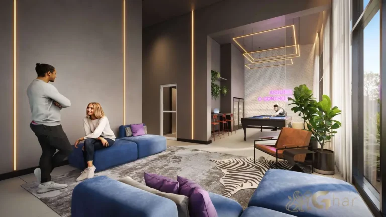 Lobby do Living Full Estaiada no Brooklin São Paulo