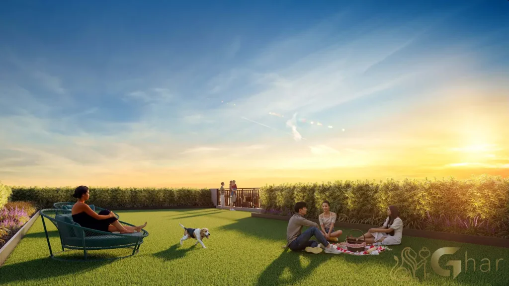 Sky garden rooftop do Living Full Estaiada no Brooklin São Paulo