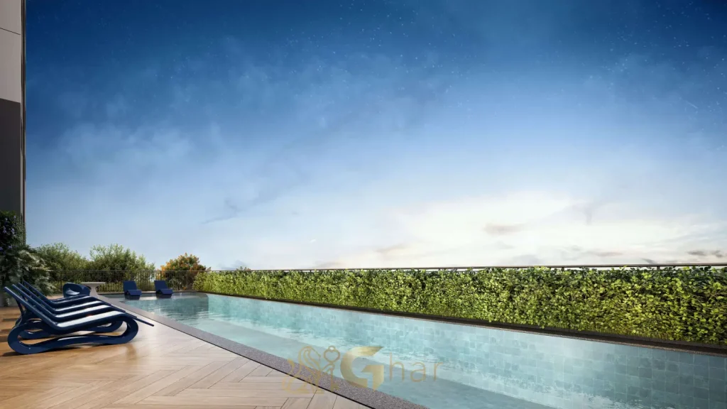 Piscina com raia Living Full Paulista Aclimação São Paulo