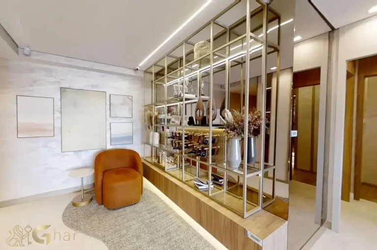 Sala apartamento decorado Living Grand Exclusive Tucuruvi São Paulo