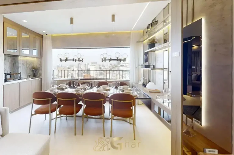 Sala de jantar apartamento decorado Living Grand Exclusive Tucuruvi São Paulo