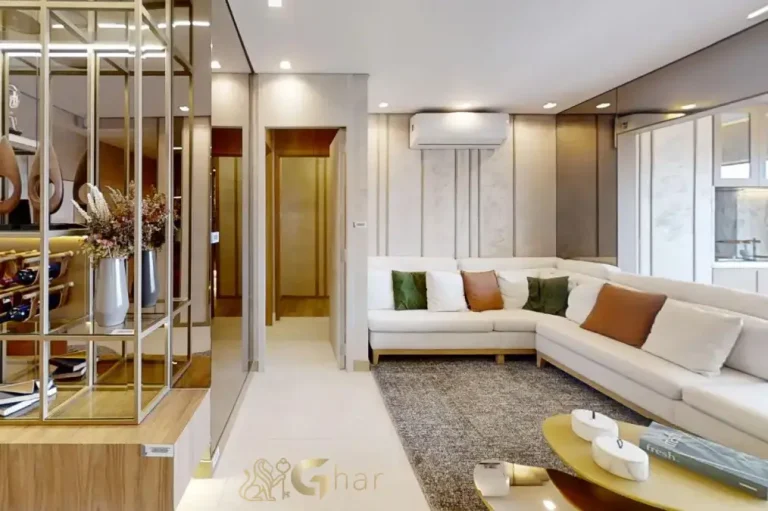 Sala de TV integrada Living Grand Exclusive Tucuruvi São Paulo