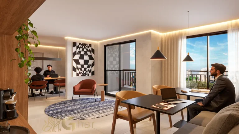 Espaço coworking no Look Berrini Brooklin São Paulo